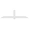 Ekena Millwork Eugene Architectural Grade PVC Gable Bracket, 96"W x 28"H x 4"D x 6"F, 7/12 Pitch GBP096X28X0406EUG00 - alternate 4